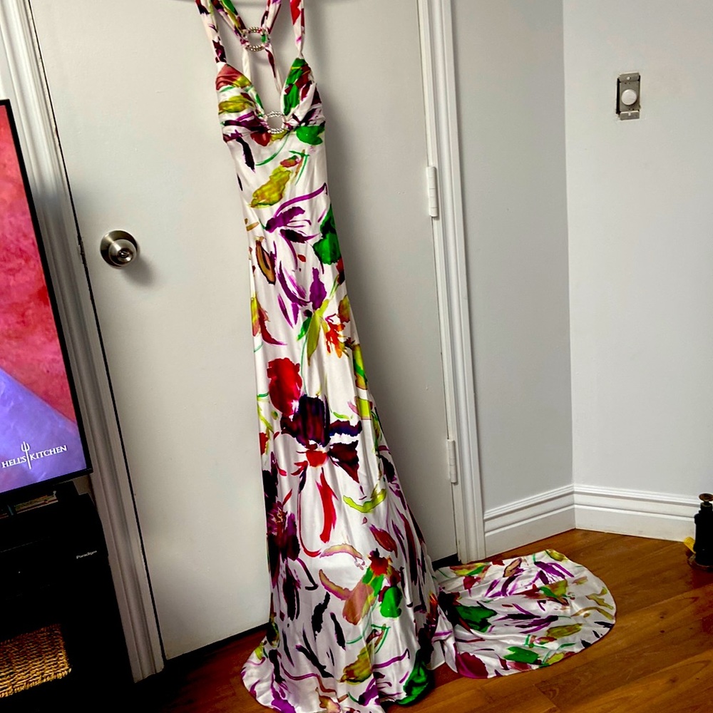 Open Back Prom Dress